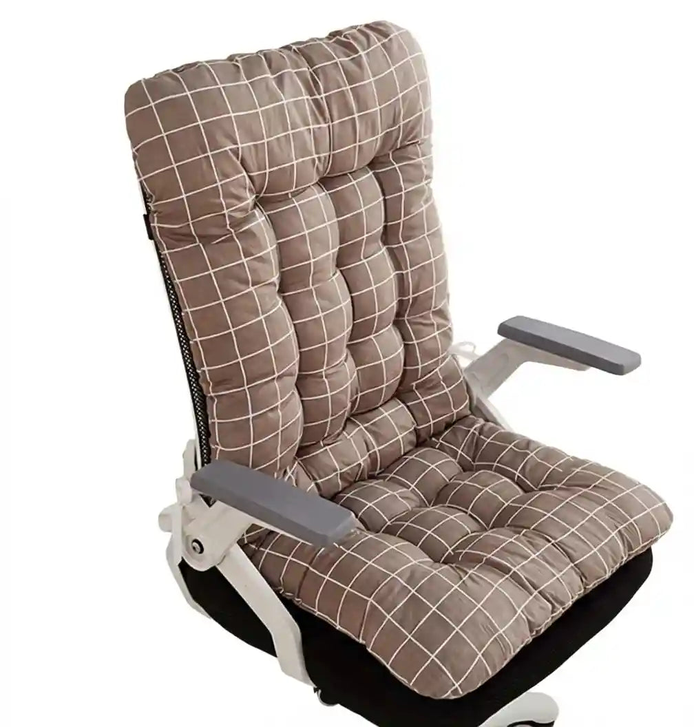 Coussin Fauteuil de Bureau Intégral - SoftCocoon™ | Confort Assise & Dossier (Moelleux)