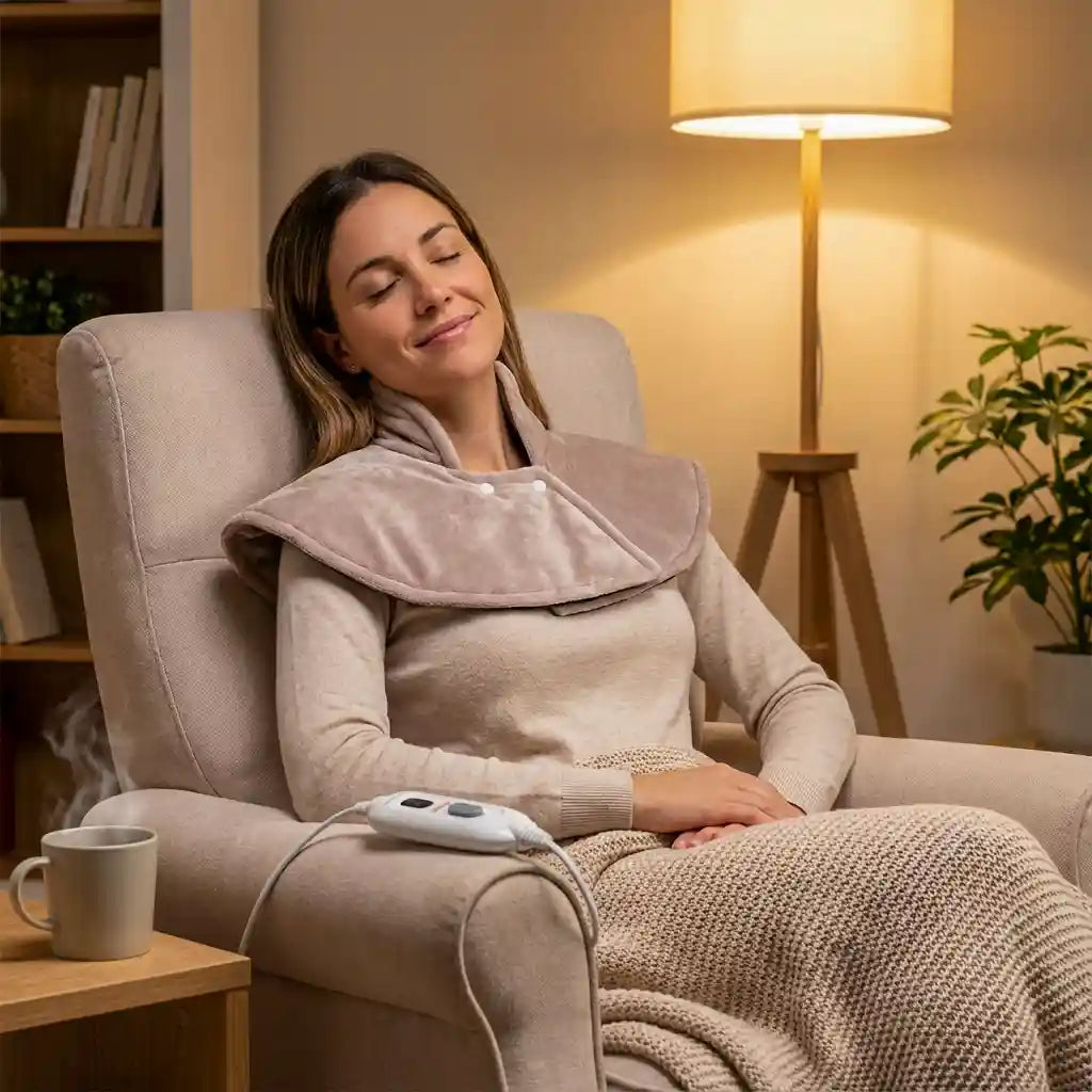 Cape Chauffante Électrique Cervicale & Épaules - Sholkad™