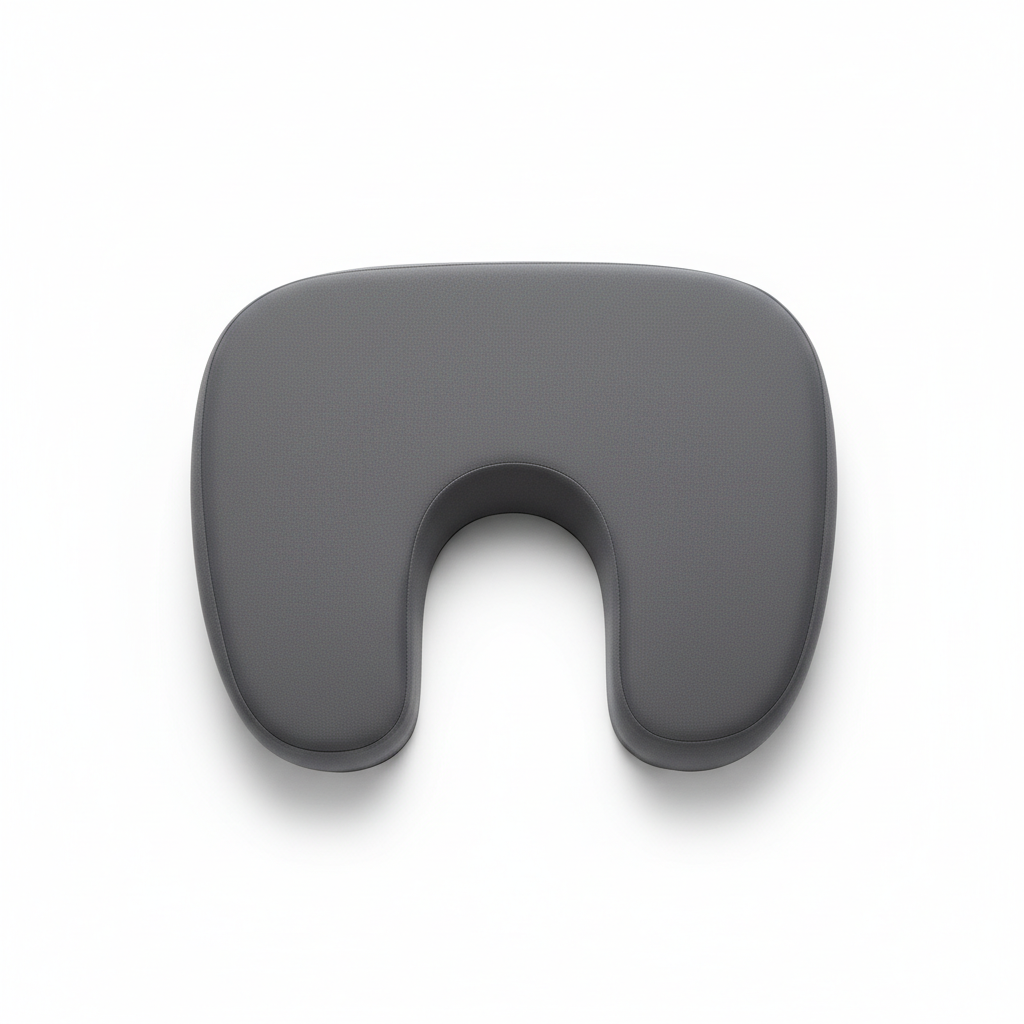 Coussin Piriforme Forme Fer à Cheval - Vue Dessus Mousse Mémoire | Ergosia