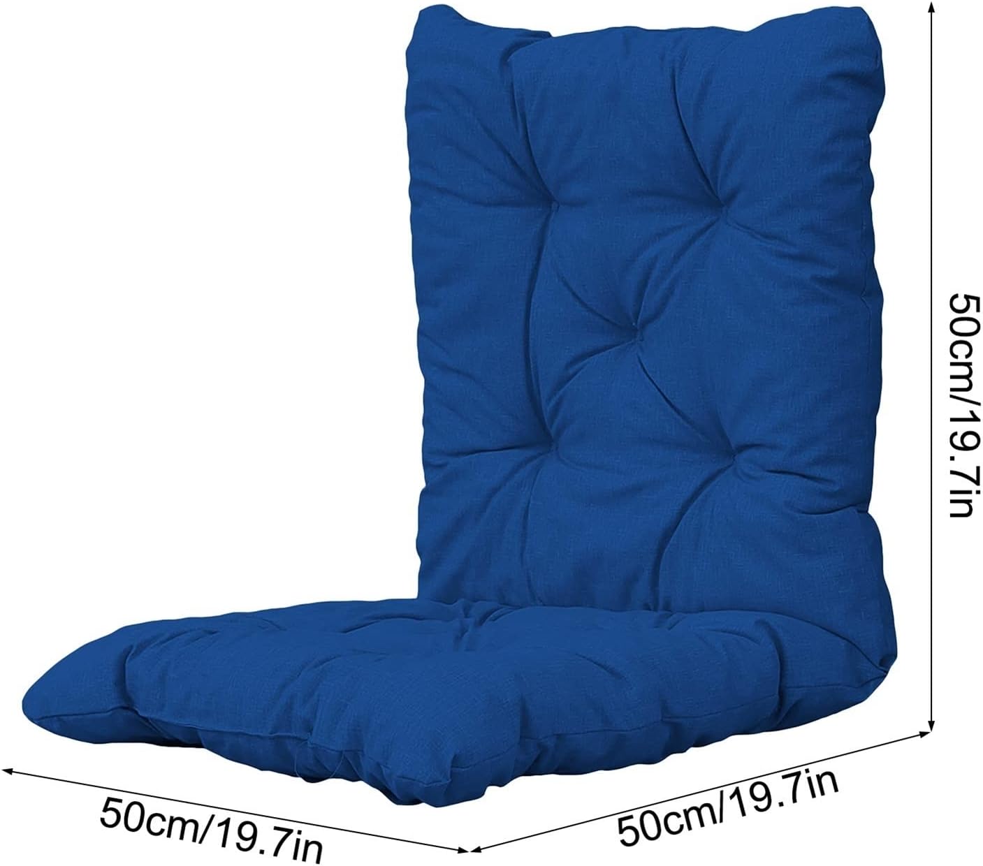 Coussin extérieur bleu Majorelle – Élégance méditerranéenne & confort solaire
