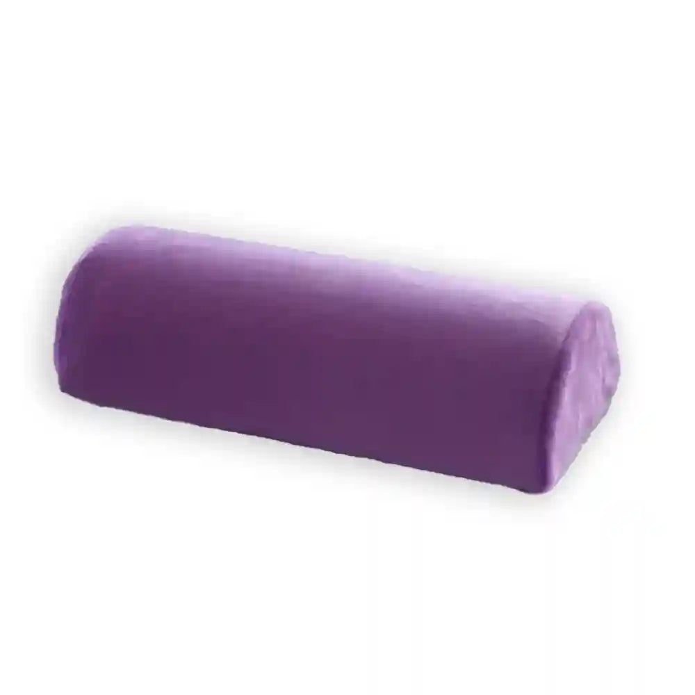 Coussin demi-cylindrique violet pour relaxation et maintien du dos
