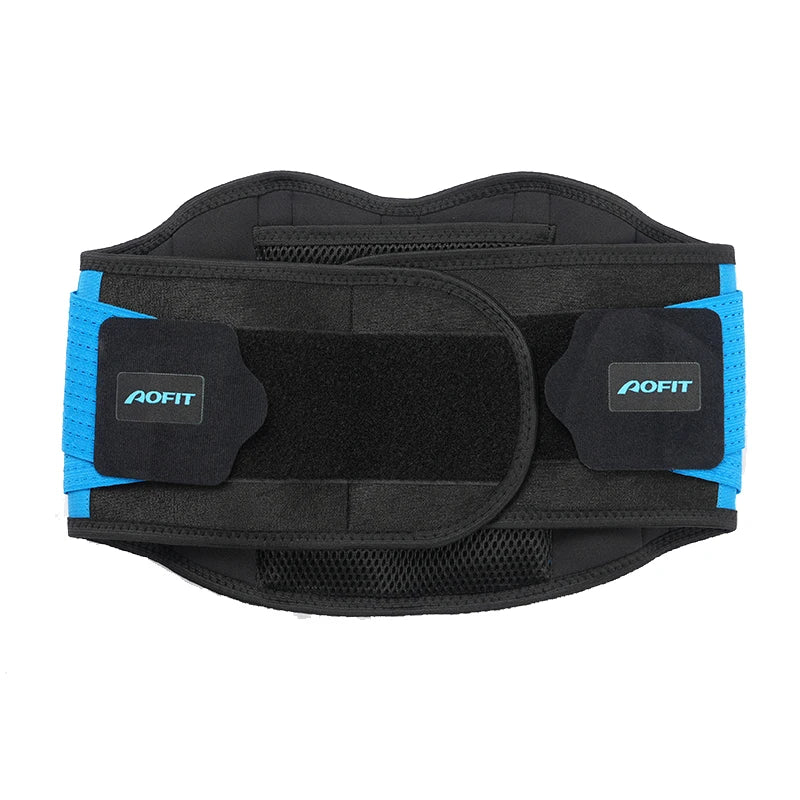 Ceinture de soutien lombaire haute performance ErgoStrap avec double sangle de compression et baleines de renfort.
