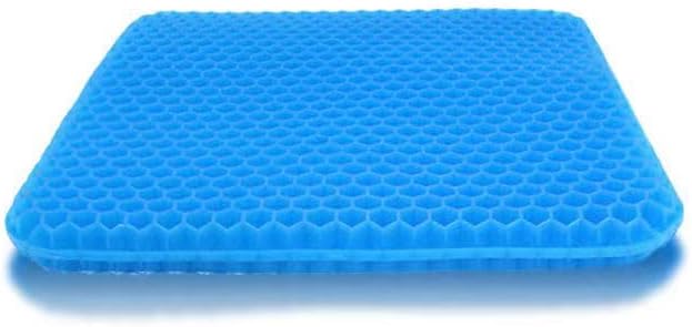 Vue de dessus du coussin en gel AirGrid™ montrant sa structure ergonomique.