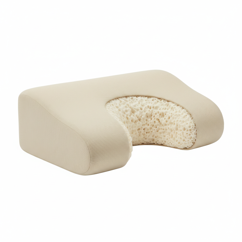 Oreiller cervical bambou mémoire de forme BambooRest, soulagement nuque et cervicales