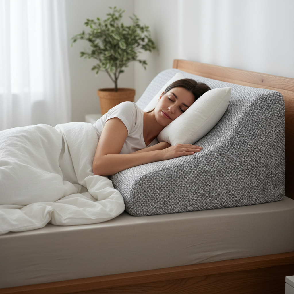 ErgoRest™ Coussin Incliné Semi-Assis - Utilisation Sommeil