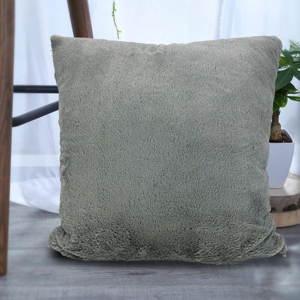 Coussin avec cheveux gris en peluche élégante - Mon - Coussin