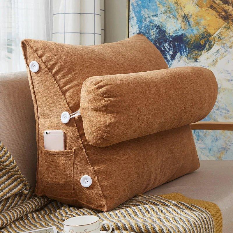 Coussin de lecture pour le lit confort en coton - Mon - Coussin