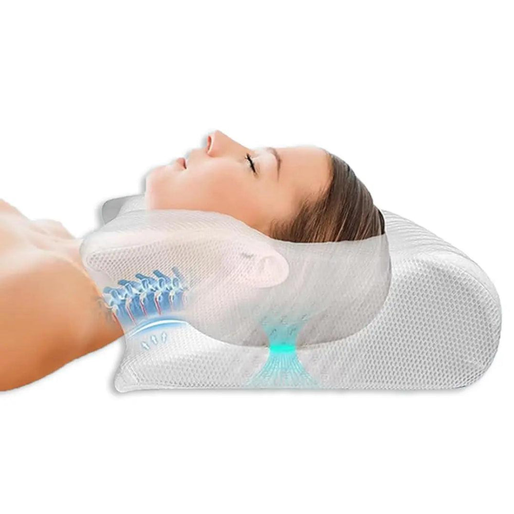 Coussin Nuque Ergonomique avec Support Cervical - Mon - Coussin – Boutique Française de Coussins Orthopédiques, de Lecture et pour Animaux