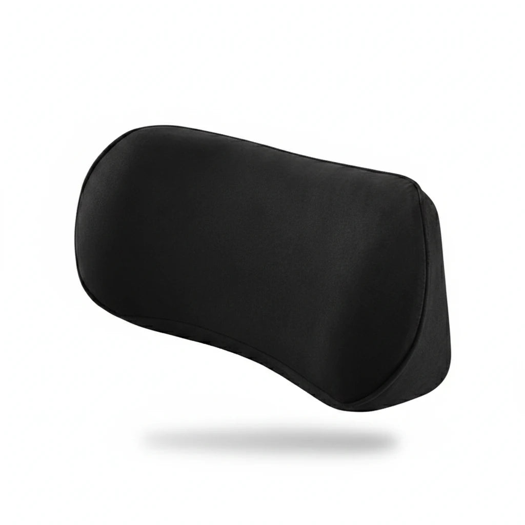 Coussin de soutien lombaire voiture LumbaCar™ — vue studio noir | Ergosia