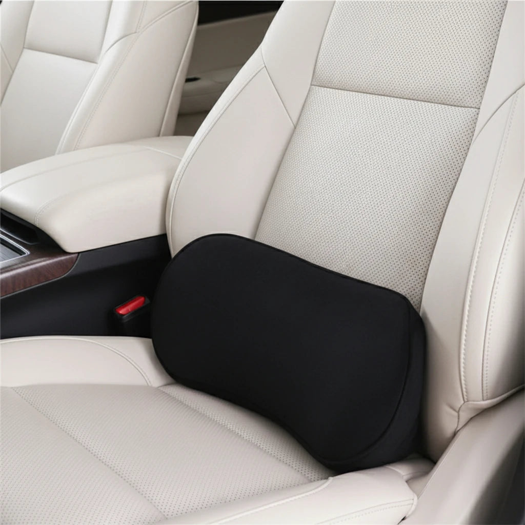 Coussin lombaire LumbaCar™ installé sur siège conducteur | Ergosia