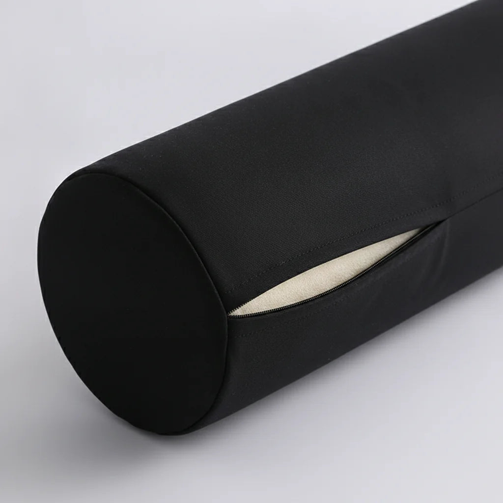 Détail tissu et mousse à mémoire de forme du traversin cylindrique | Ergosia