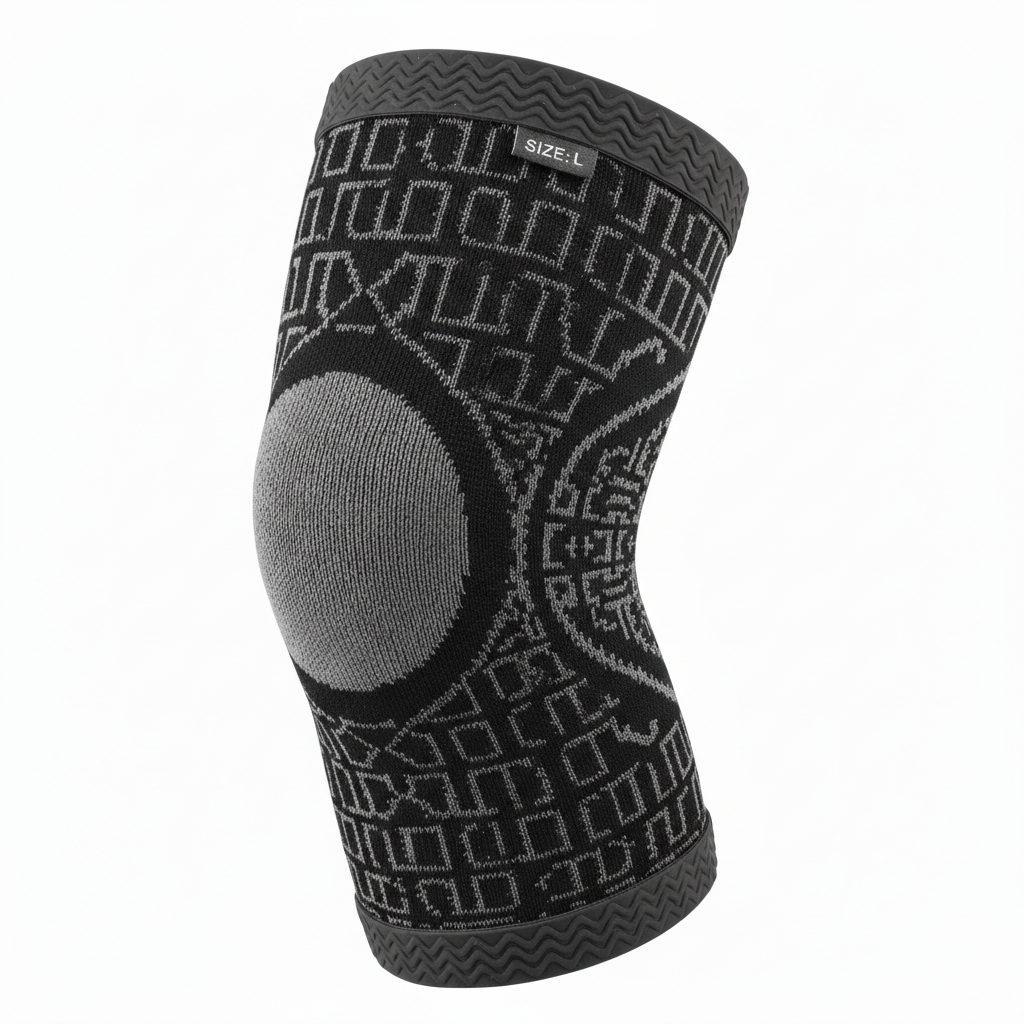 FlexiKnee Pro genouillère vue arrière bandes antidérapantes