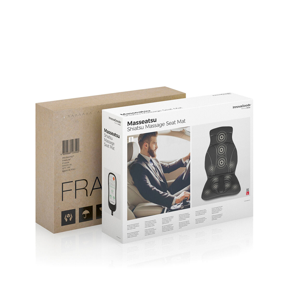 Siège Massant Chauffant Voiture & Bureau - Masseatsu™