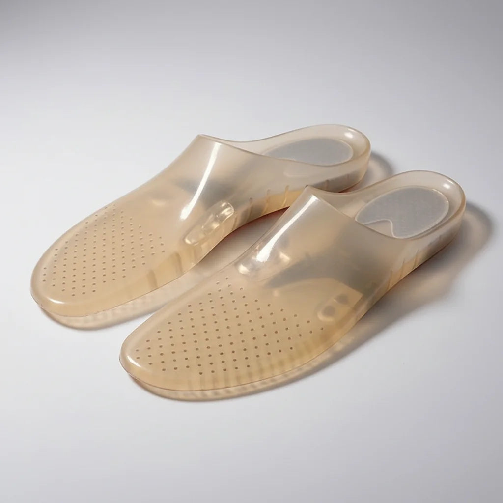 Macro zones gel PU et structure perforée StepFlex™ — Ergosia