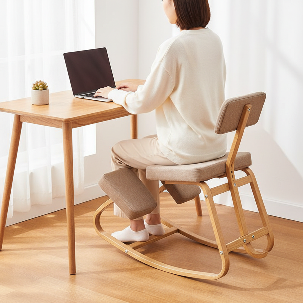 Siège ergonomique bureau actif en utilisation au bureau | Ergosia