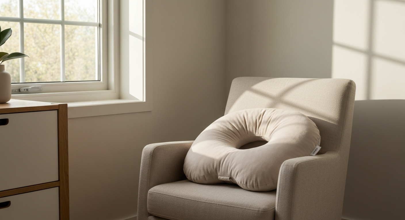 coussin d'allaitement à microbilles — Ergosia