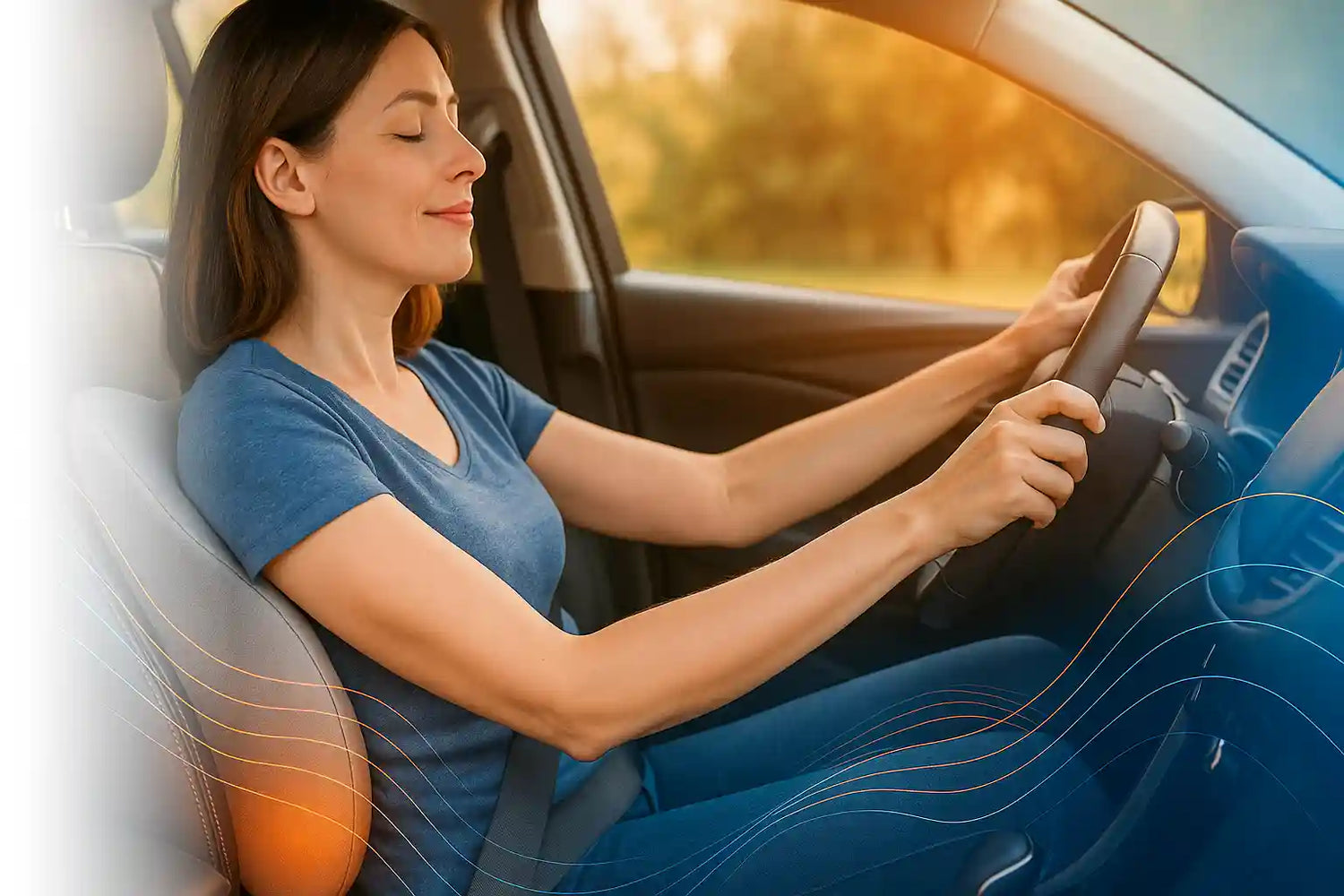 coussin pour mal de dos en voiture