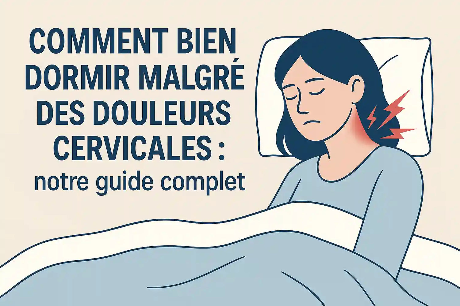 Comment bien dormir malgré des douleurs cervicales