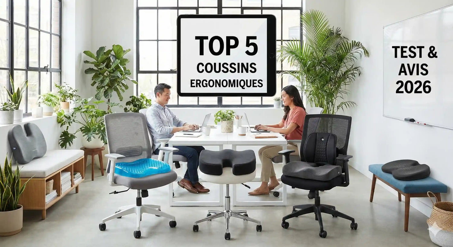 Top 5 des Meilleurs Coussins Ergonomiques pour Chaise de Bureau (Test & Avis 2026)