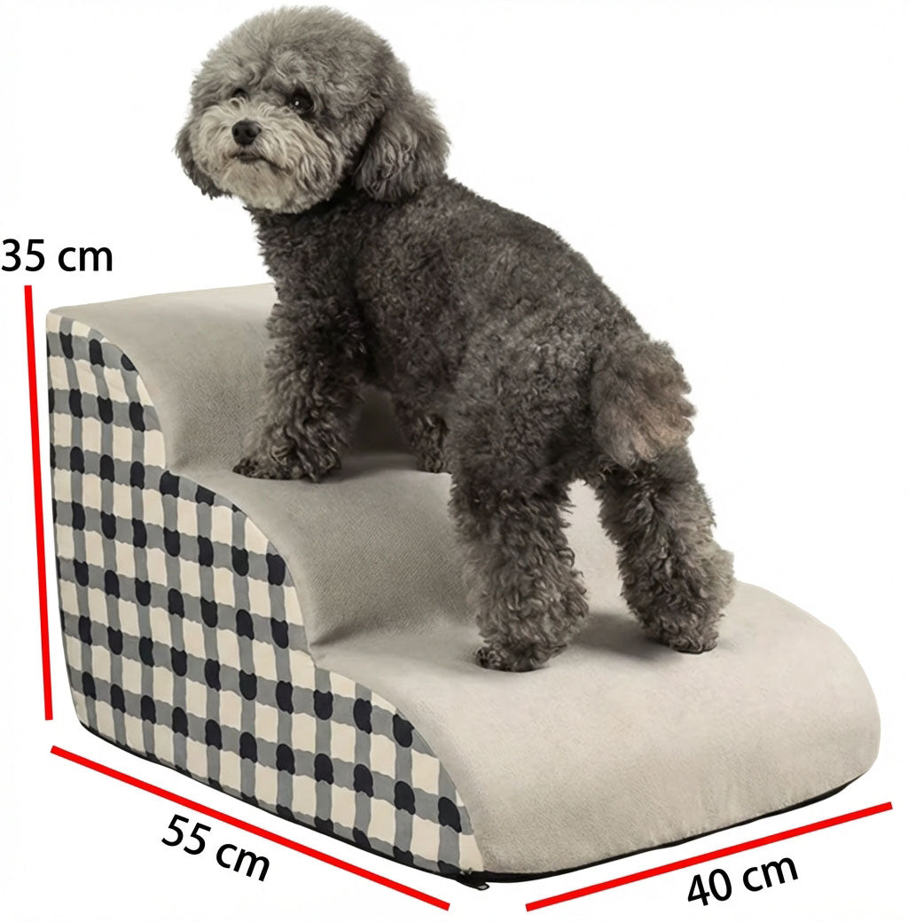 Escalier pour Chien Orthopédique & Rampe - SoftStep™