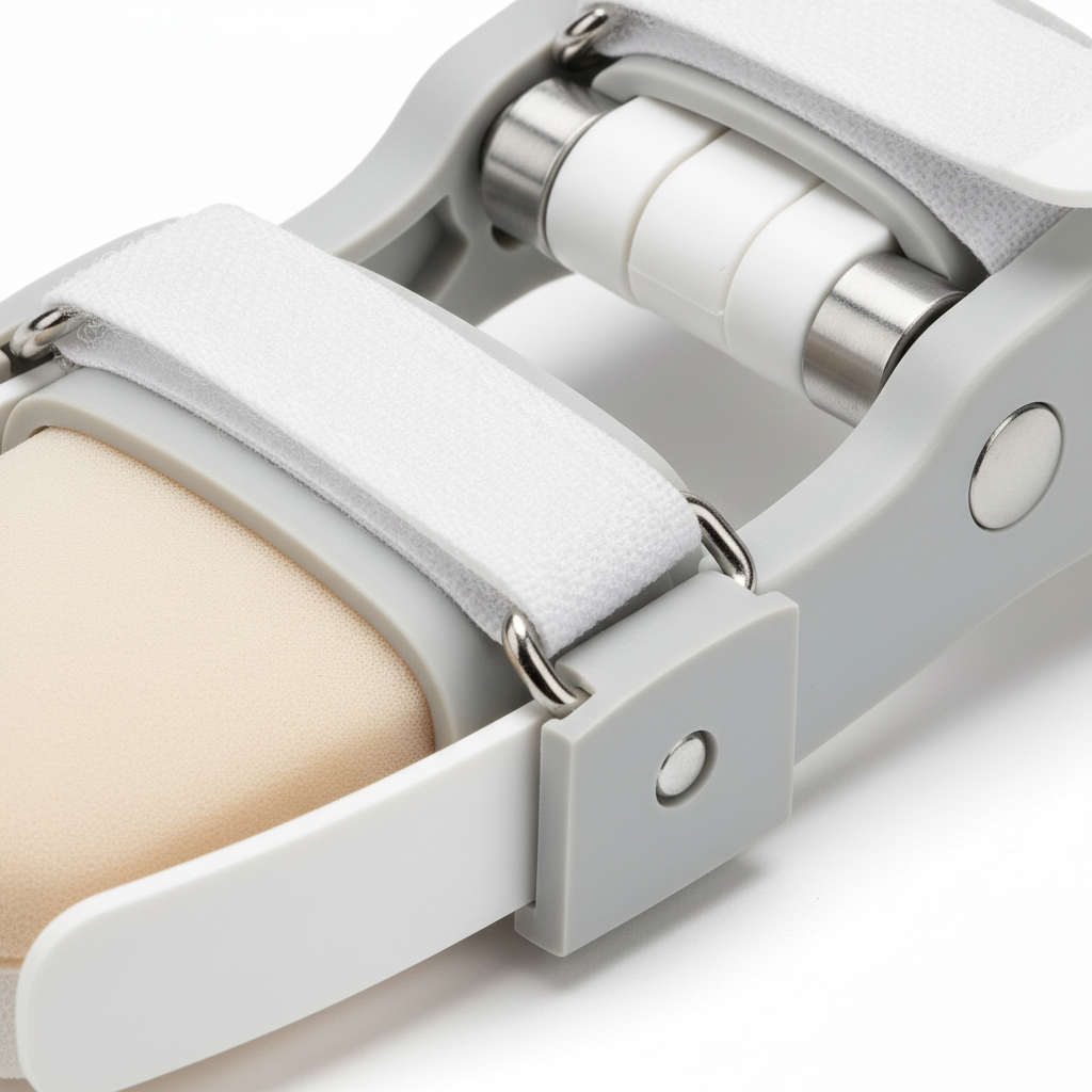 BunionRelief™ - Détail sangles velcro réglables - Coussin mousse confort - Qualité médicale