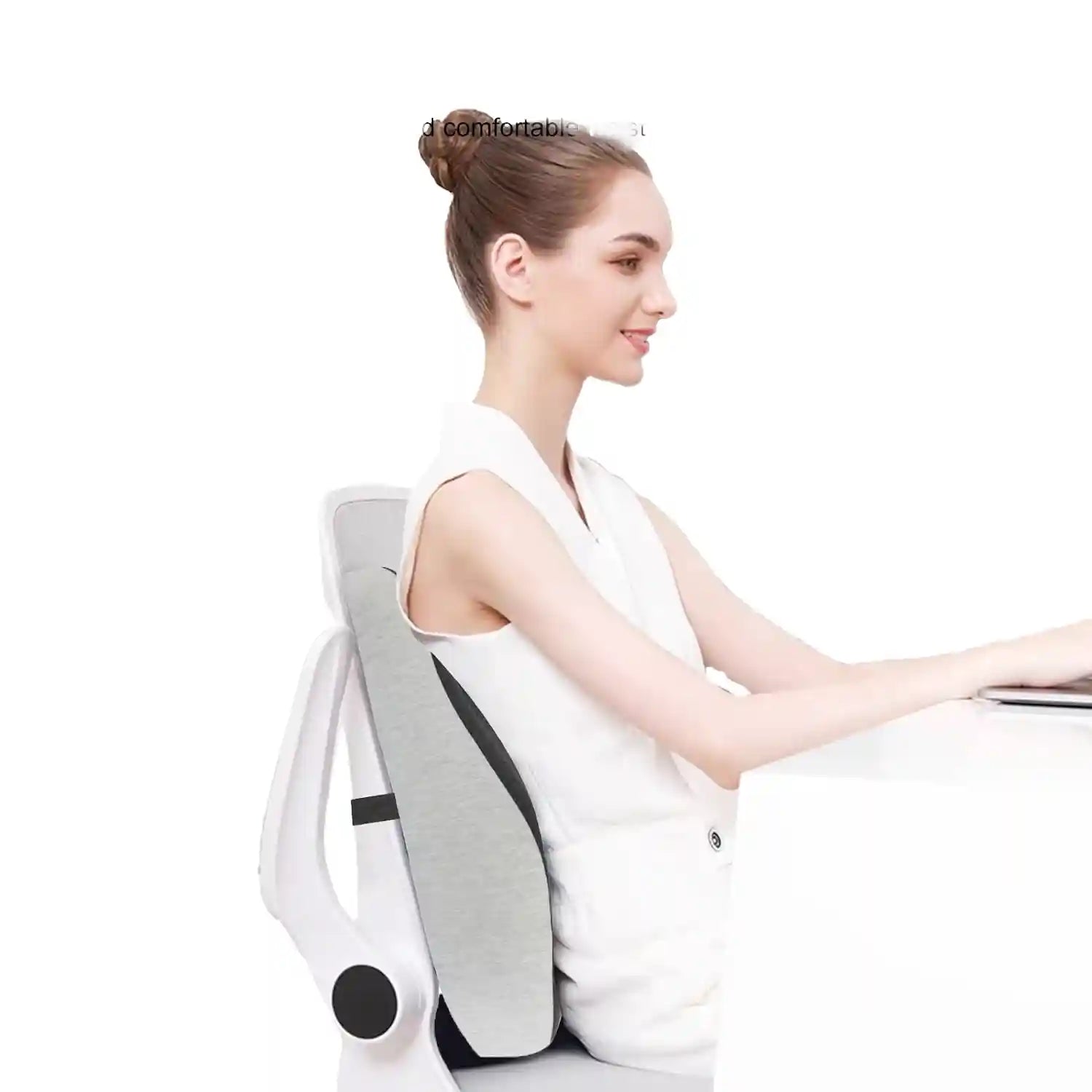 Pack Posture — PostureFrame installé sur chaise bureau ergonomique