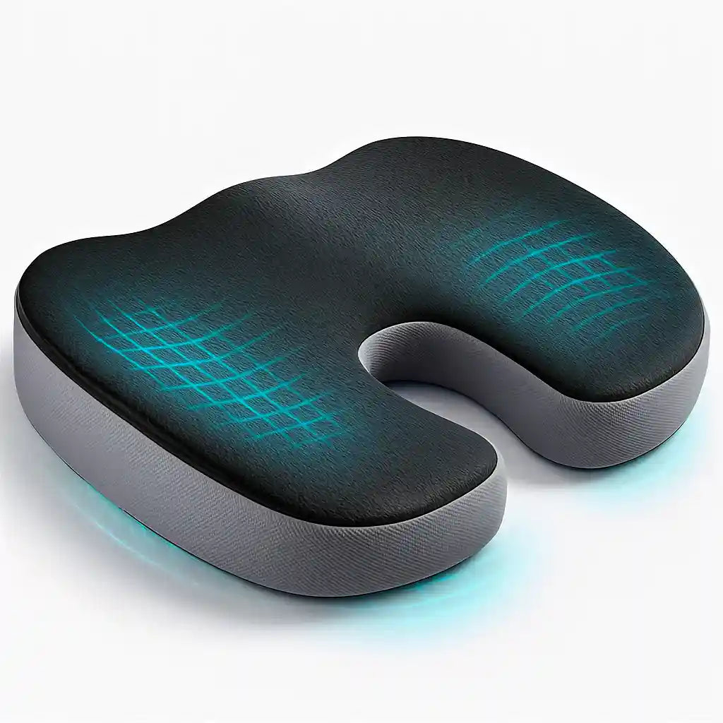 Coussin Orthopédique Incliné pour Voiture - ErgoDrive™