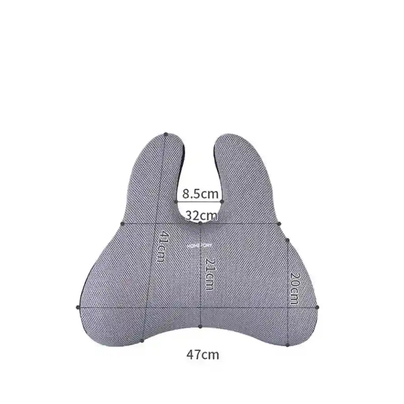 Coussin de dos ergonomique avec surface incurvée pour soutien naturel