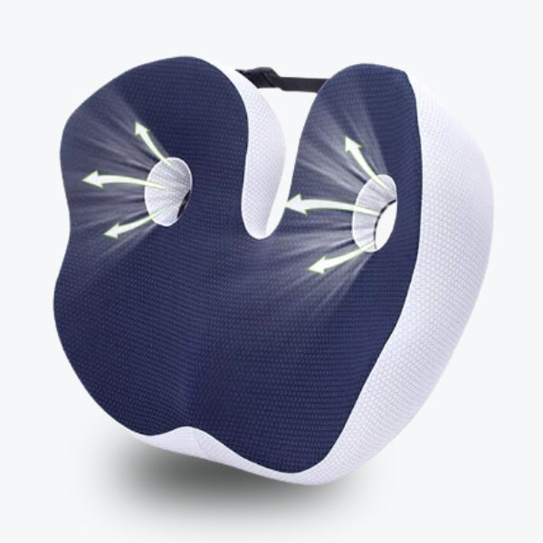 coussin médical fessier avec soutien ciblé pour coccyx et hanches