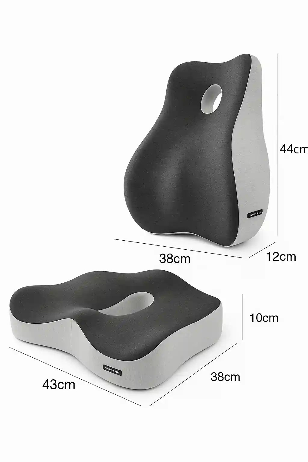  Ensemble complet coussin mal de dos avec support lombaire et assise ergonomique