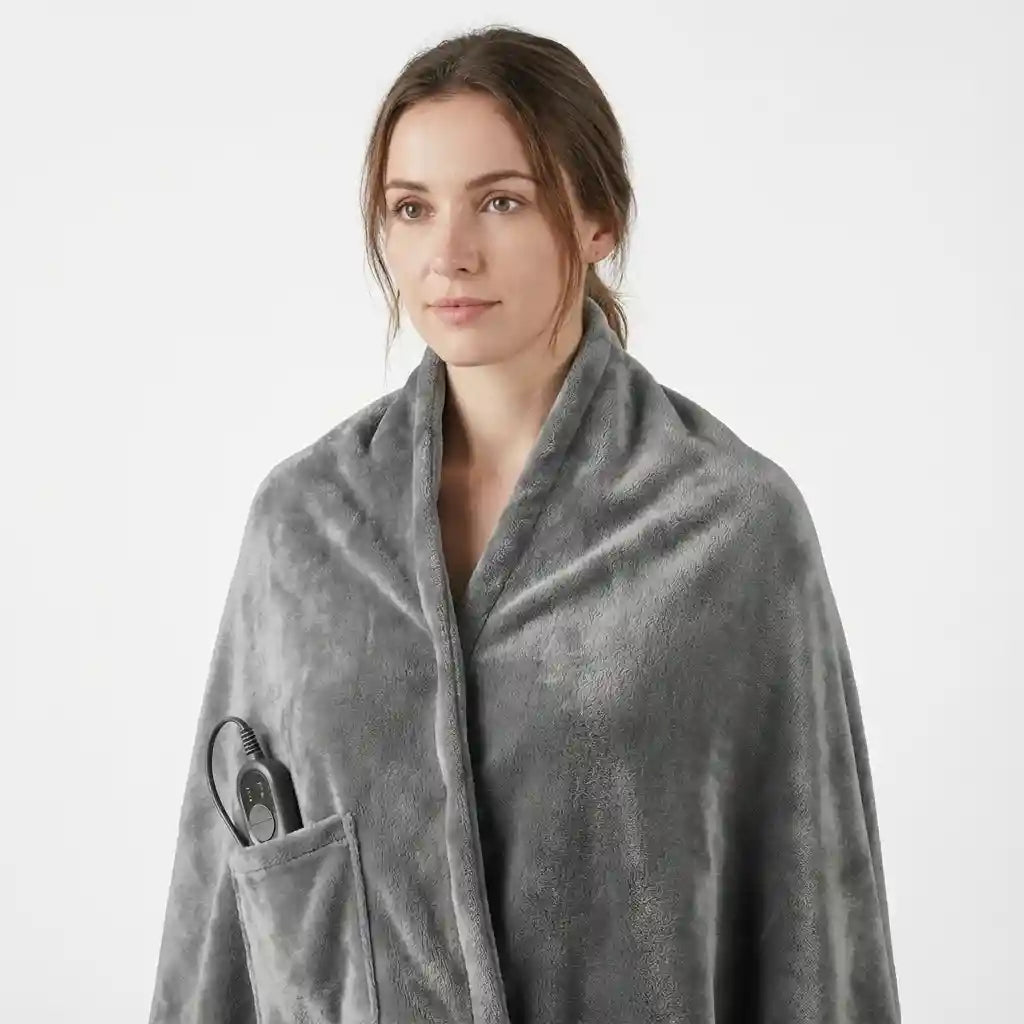 Poncho Chauffant Électrique (Cape Polaire) - Tristar Cocoon™