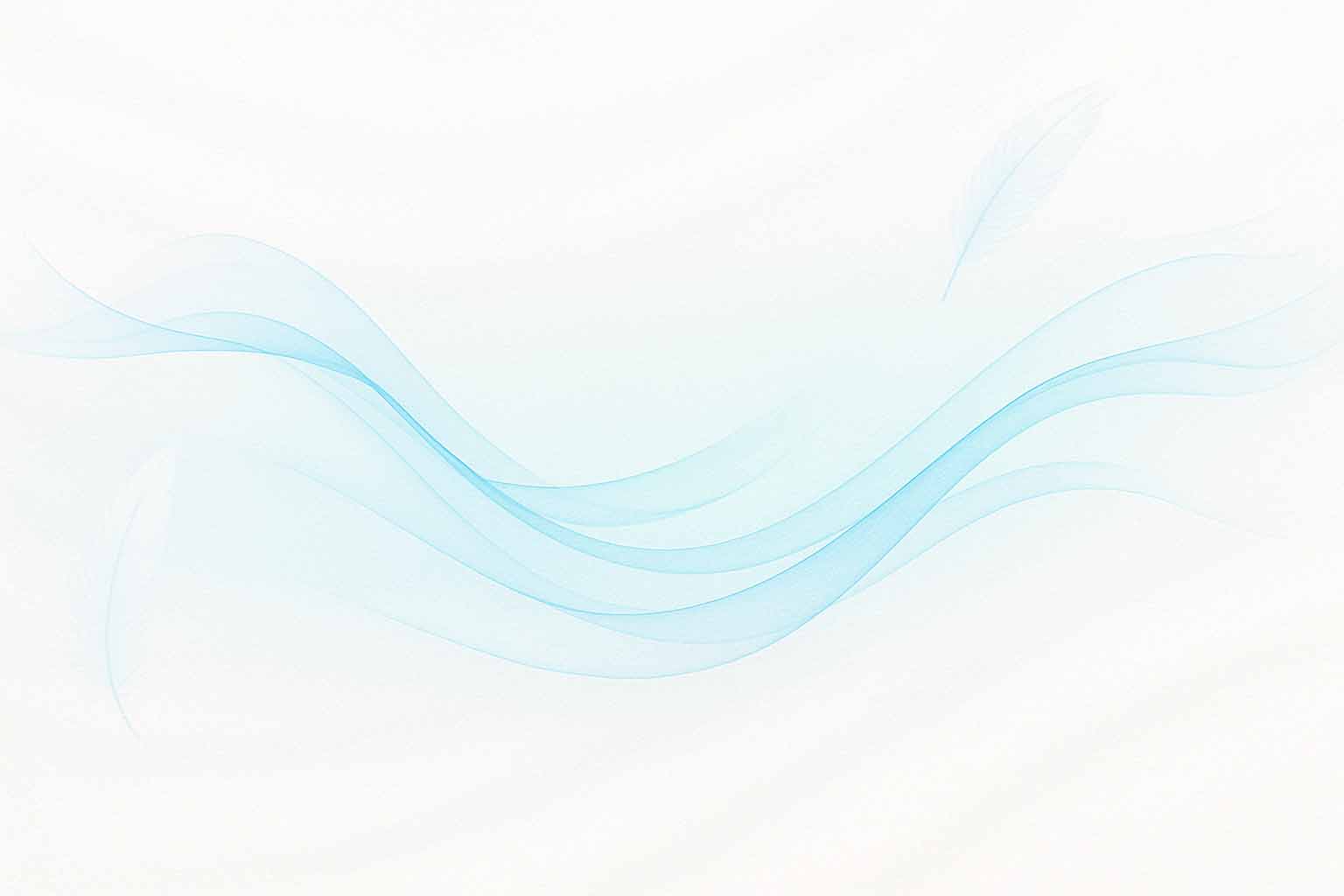 Arrière-plan abstrait avec des vagues bleues douces sur fond blanc, symbolisant le flux, la relaxation et le confort offerts par la marque Mon-Coussin.