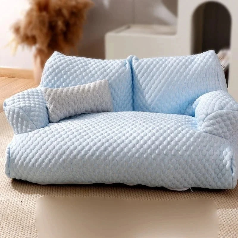 Panier Orthopédique pour Chien placé dans un intérieur cosy