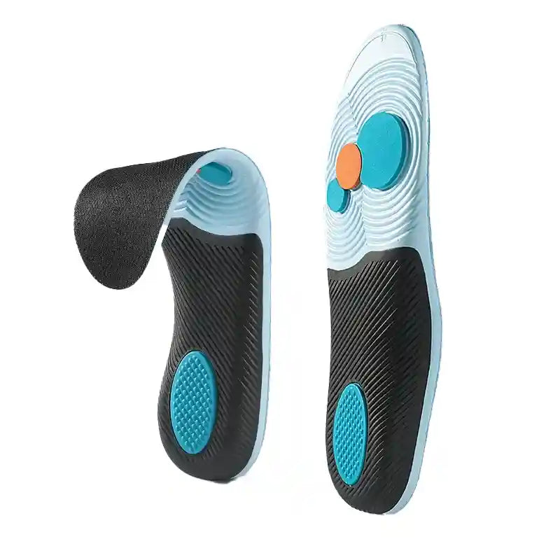 Paire de semelles orthopédiques posturales PostureStep™ avec soutien de la voûte 4D pour corriger la posture et soulager la sciatique.
