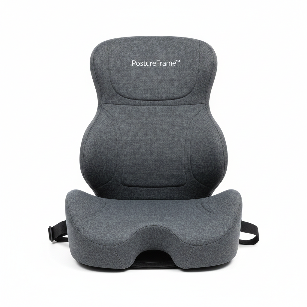 Coussin de Posture Intégral Assise + Dossier - PostureFrame™ | Ergosia