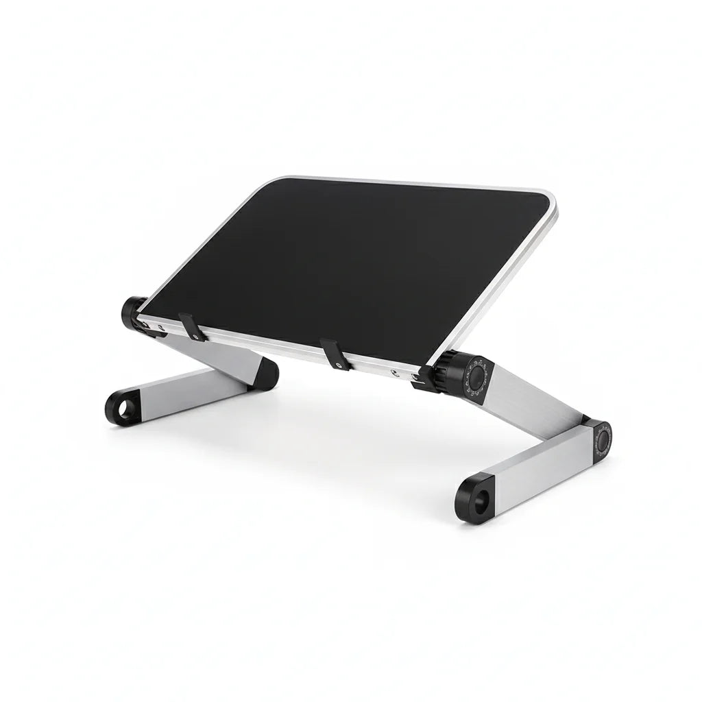 Bureau debout réglable aluminium — vue principale produit | Ergosia