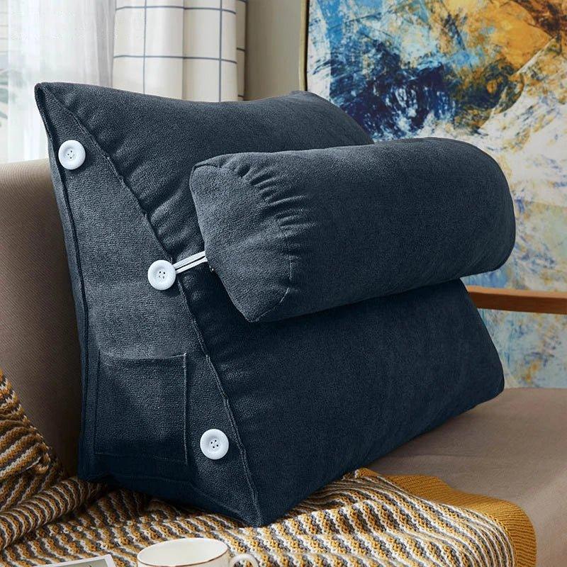 Coussin de lecture pour le lit confort en coton - Mon - Coussin