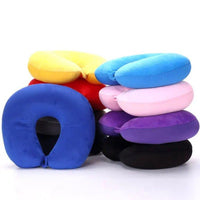 Coussin de Voyage Microbilles — Tour de Cou Avion & Train