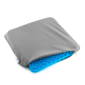 Coussin Anti-Escarre Gel d'Assise Nid d'Abeille — AirGrid™