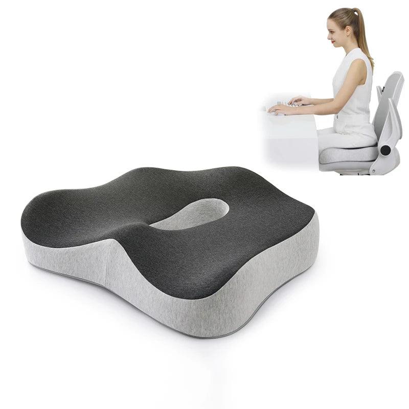 Coussin Ergonomique Chaise: Support Lombaire Premium avec Technologie Mémoire de Forme - Mon - Coussin – Boutique Française de Coussins Orthopédiques, de Lecture et pour Animaux