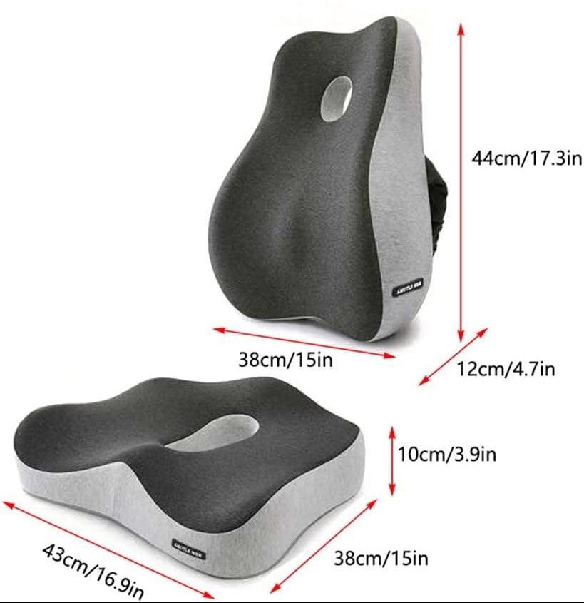 Coussin Ergonomique Chaise: Support Lombaire Premium avec Technologie Mémoire de Forme - Mon - Coussin – Boutique Française de Coussins Orthopédiques, de Lecture et pour Animaux