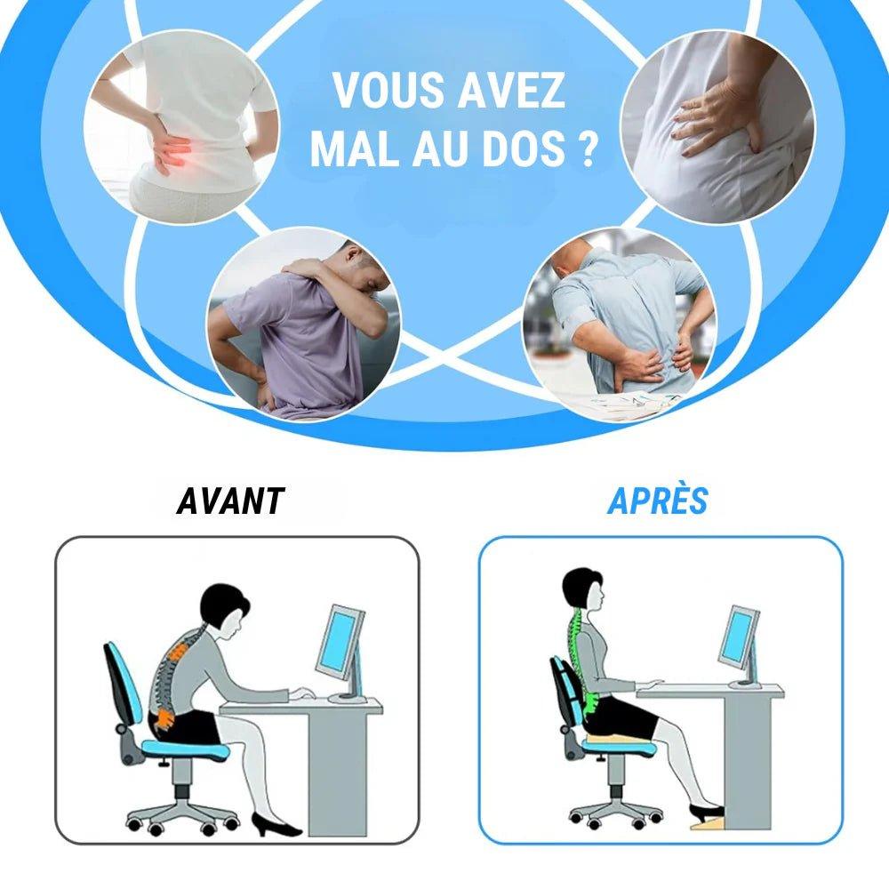 Coussin pour caler le dos ergonomique et confortable - Mon - Coussin