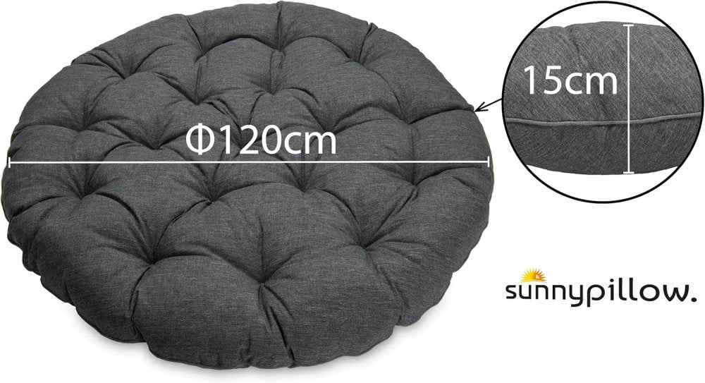 Coussin pour chaise suspendue extérieur : L'alliance parfaite du confort et du design écoresponsable - Mon - Coussin – Boutique Française de Coussins Orthopédiques, de Lecture et pour Animaux