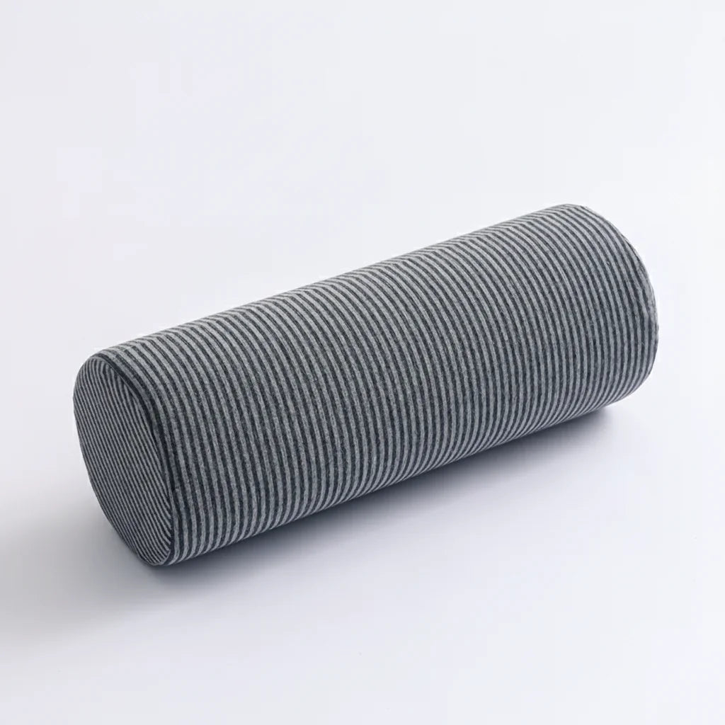 Coussin traversin cylindrique à mémoire de forme gris — vue principale | Ergosia