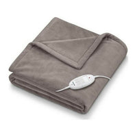 Couverture chauffante Beurer HD75 gris foncé présentée sur fond clair