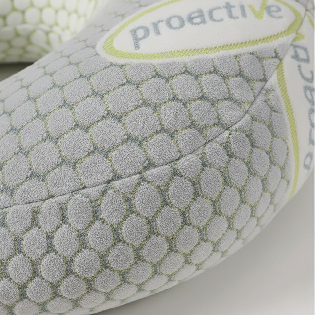 MaterniRest™ - Détail tissu doux coussin allaitement | Ergosia