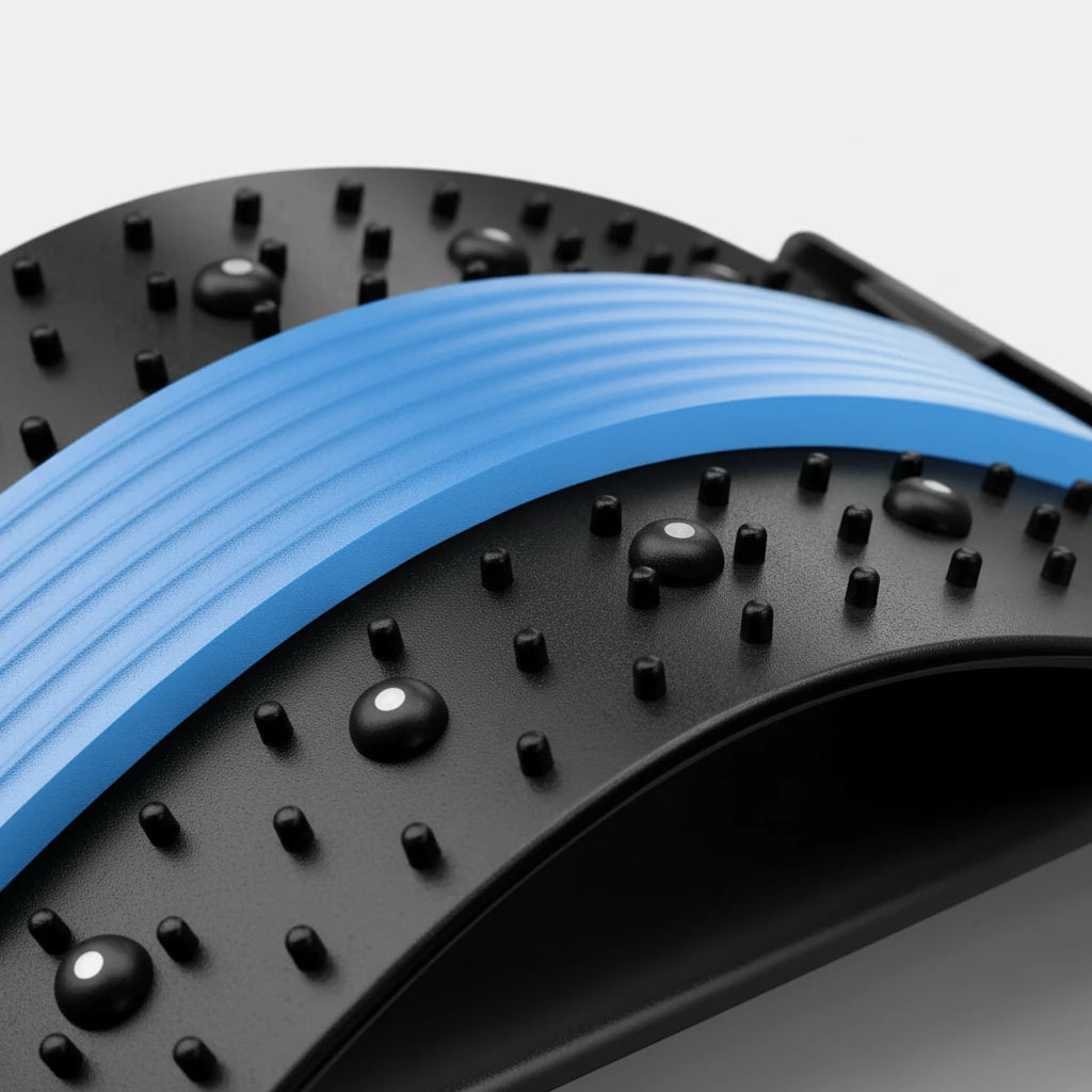 Détail bande bleue mousse et nodules acupression — SpineArc™ | Ergosia