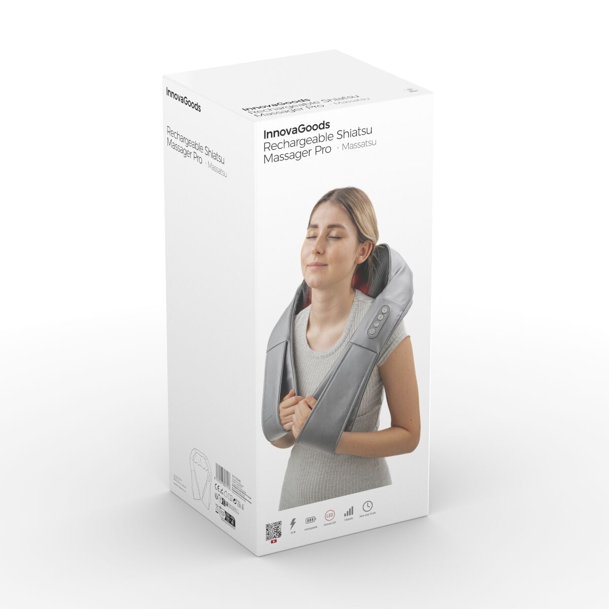 Masseur Cervical Shiatsu Sans Fil & Chauffant - Massatsu™