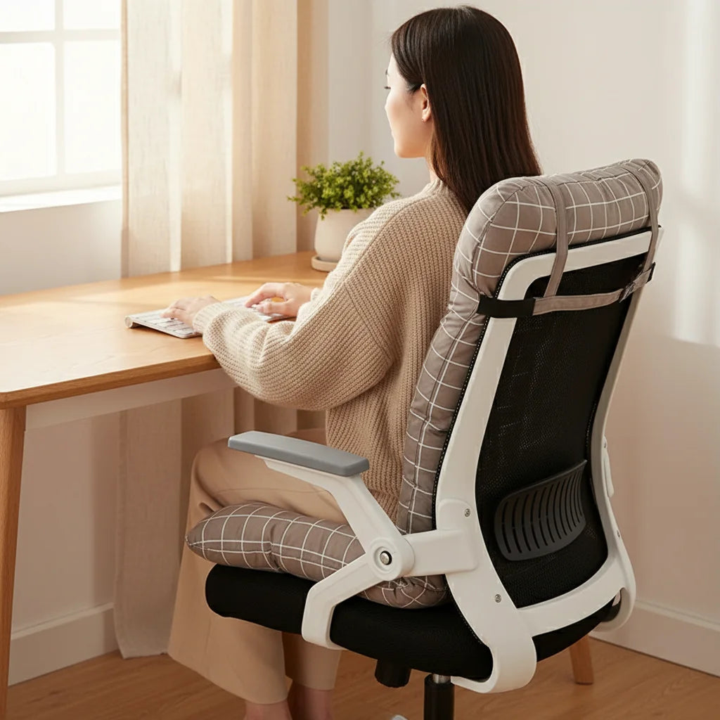 Coussin siège ergonomique en utilisation au bureau | Ergosia