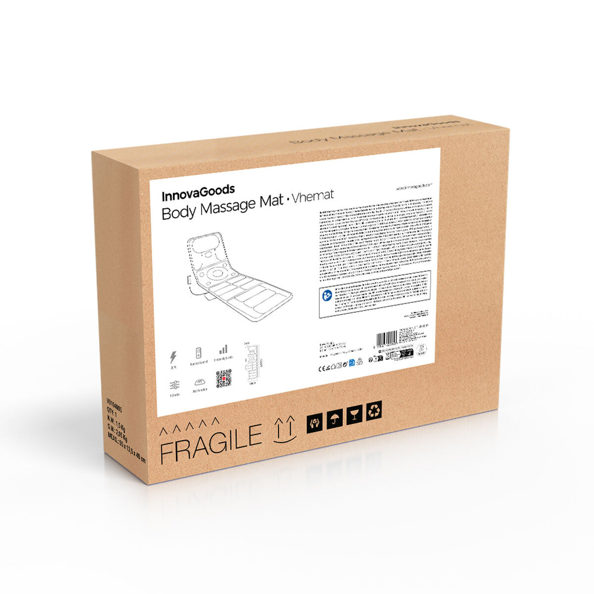 Matelas de Massage Corporel Chauffant - TheraMat™